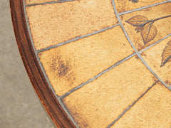 1960s Roger Capron Ceramic Round Coffee Table