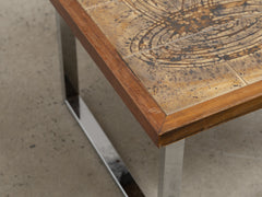 1960s Jean D'asti Ceramic Coffee Table