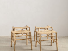 1950s Bamboo Stool