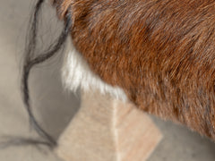 1930s Cow Hide and Rope Stool