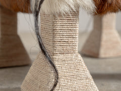 1930s Cow Hide and Rope Stool