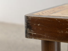 1960s Herbarium Coffee Table by Roger Capron