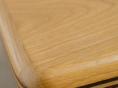 1980s Wooden Pedestal Coffee Table