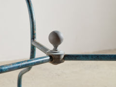 1950s Round Metal Garden Table