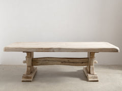 1920s French Oak Dining Table