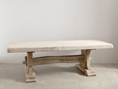 1920s French Oak Dining Table