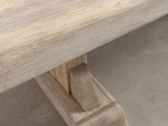 1920s French Oak Dining Table