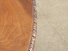 1920s Large Oval Oak Table