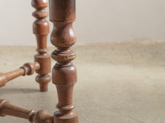 1890s Large Oak Dining Table with Extendable Leafs