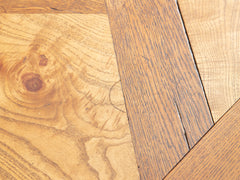 1890s Large Oak Dining Table with Extendable Leafs