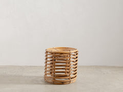 1960s Tito Agnoli for Bonacina Rattan Stool