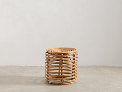 1960s Tito Agnoli for Bonacina Rattan Stool