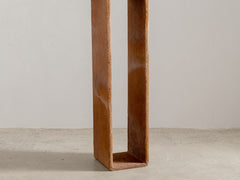 1930s Artisan Hide-Covered Timber Column 02