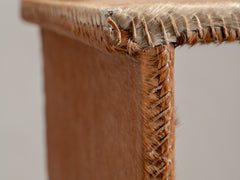 1930s Artisan Hide-Covered Timber Column 02