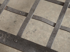 1960s Iron Side Table 07 with Carrara Marble