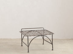 1960s Lattice Iron Side Table 10