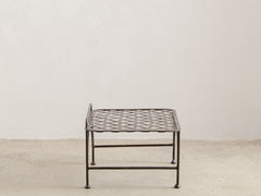 1960s Lattice Iron Side Table 10