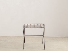 1960s Lattice Iron Side Table 12