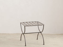 1960s Lattice Iron Side Table 12
