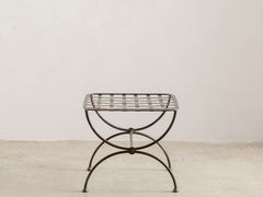 1960s Lattice Iron Side Table 12