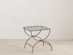 1960s Lattice Iron Side Table 13