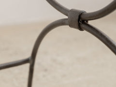 1960s Lattice Iron Side Table 13