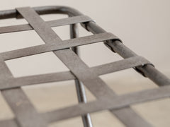 1960s Lattice Iron Side Table 13