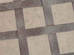 1960s Lattice Iron Side Table 13