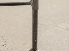 1960s Curved Lattice Iron Stool 02