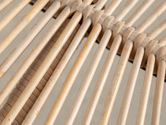 1960s Bamboo & Metal Table attributed to Colette Gueden