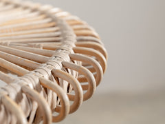 1960s Bamboo & Metal Table attributed to Colette Gueden