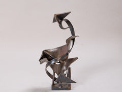 1960s Brutalist Abstract Metal Sculpture
