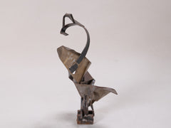 1960s Brutalist Abstract Metal Sculpture