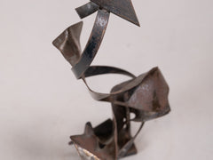 1960s Brutalist Abstract Metal Sculpture