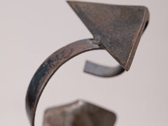 1960s Brutalist Abstract Metal Sculpture