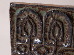 1960s Roland Zobel Ceramic Plaque