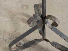1950's Brutalist Iron Candelabra