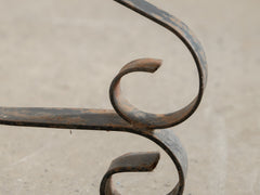 1950's Brutalist Iron Candelabra