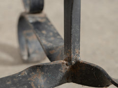 1950's Brutalist Iron Candelabra