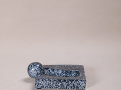1960s Italian Ceramic Dish with Marble Effect