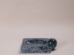 1960s Italian Ceramic Dish with Marble Effect