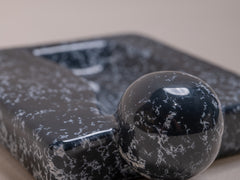 1960s Italian Ceramic Dish with Marble Effect