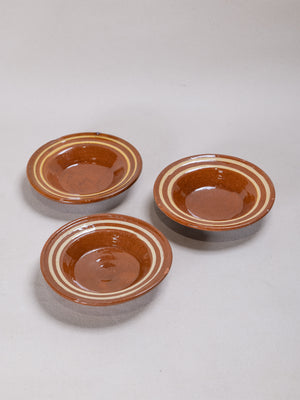 Vintage Glazed Terracotta Plate