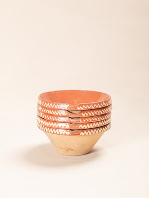 Vintage Glazed Terracotta Bowl
