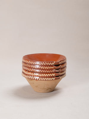 Vintage Glazed Terracotta Bowl