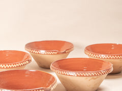Vintage Glazed Terracotta Bowl