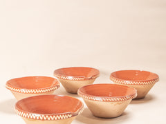 Vintage Glazed Terracotta Bowl