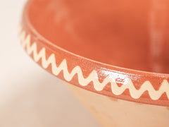 Vintage Glazed Terracotta Bowl