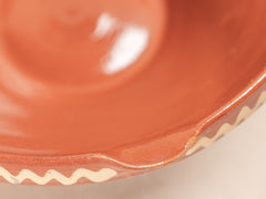 Vintage Glazed Terracotta Bowl