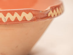 Vintage Glazed Terracotta Bowl